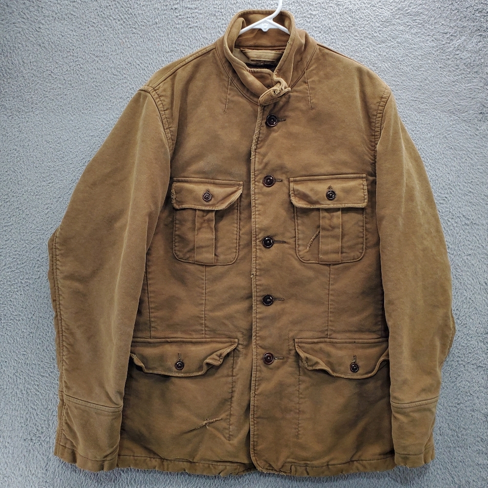 Abercrombie & Fitch Tan Military Field Jacket